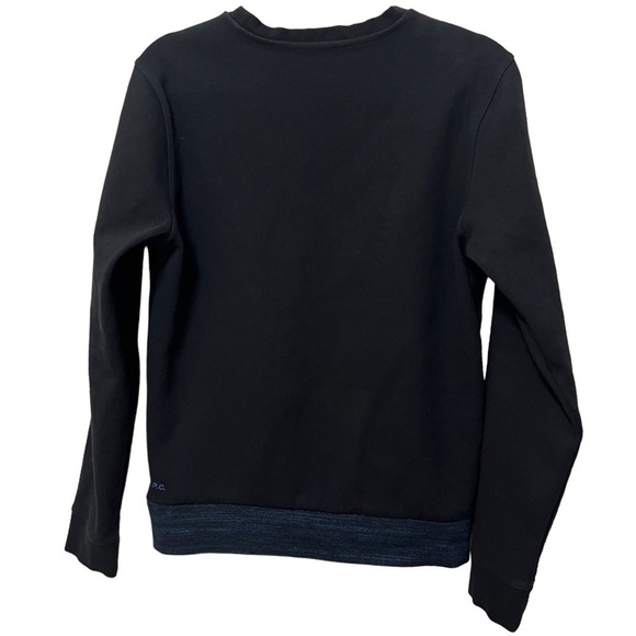A.P.C Women’s Black & Blue Pullover Size Small - Picture 4 of 8